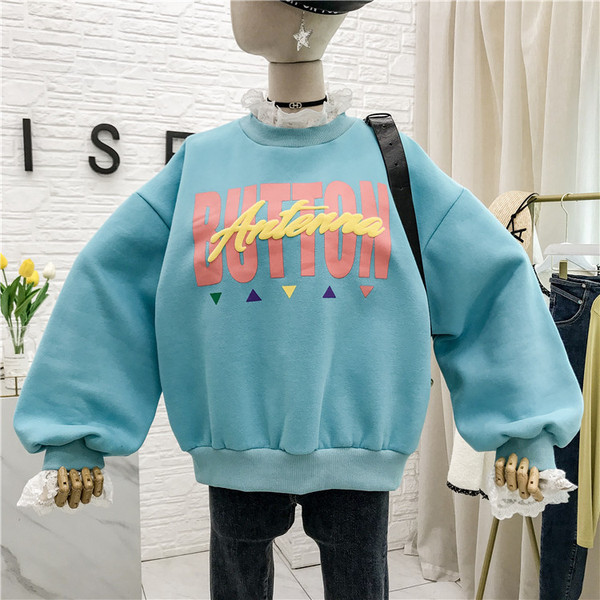 Νέο μοντέλο γυναικεία μπλούζα μοντέλο με εκτύπωση και δαντέλα σε διάφορα χρώματα