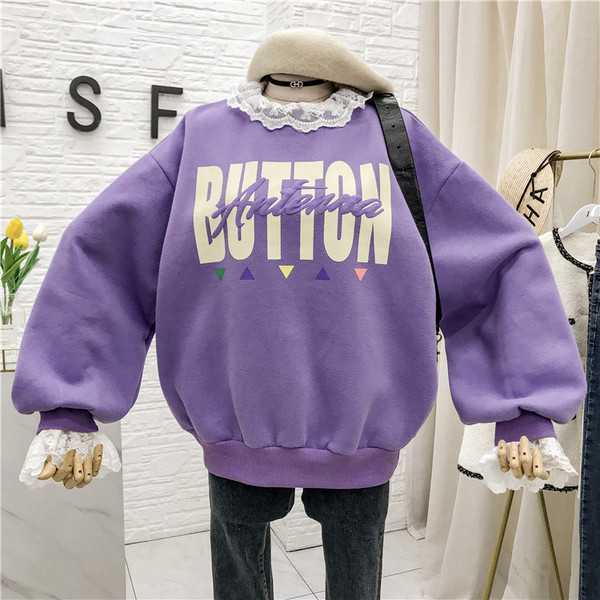 Νέο μοντέλο γυναικεία μπλούζα μοντέλο με εκτύπωση και δαντέλα σε διάφορα χρώματα