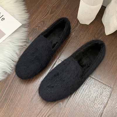 Női pehely alkalmi cipő fém csattal fekete és bézs színben - két modell