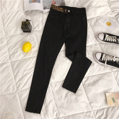 Új modell női farmer magas derekú, vékony modell kék és fekete színben