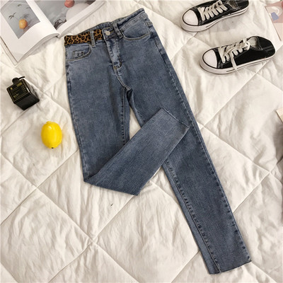 Új modell női farmer magas derekú, vékony modell kék és fekete színben