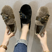 Női pehelycipő puha béléssel, fekete és bézs színben