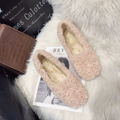 Női őszi pehelycipő sarokkal, fehér, fekete és rózsaszín