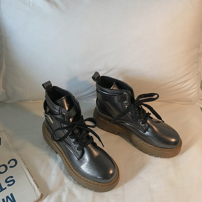 Alkalmi csizma durva talppal, bézs, szürke és fekete színben