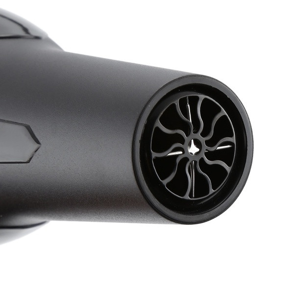 Hajszárító 1600 W teljesítménnyel és funkcióval hideg és meleg levegőhöz fekete színben