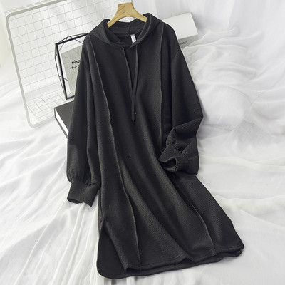 Női sport-alkalmi ruha széles modell kapucnival több színben