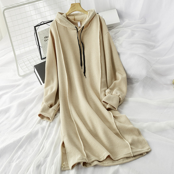 Női sport-alkalmi ruha széles modell kapucnival több színben