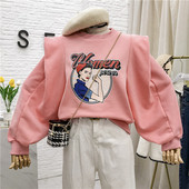 Új modell női blúz mintás, széles ujjú több színben