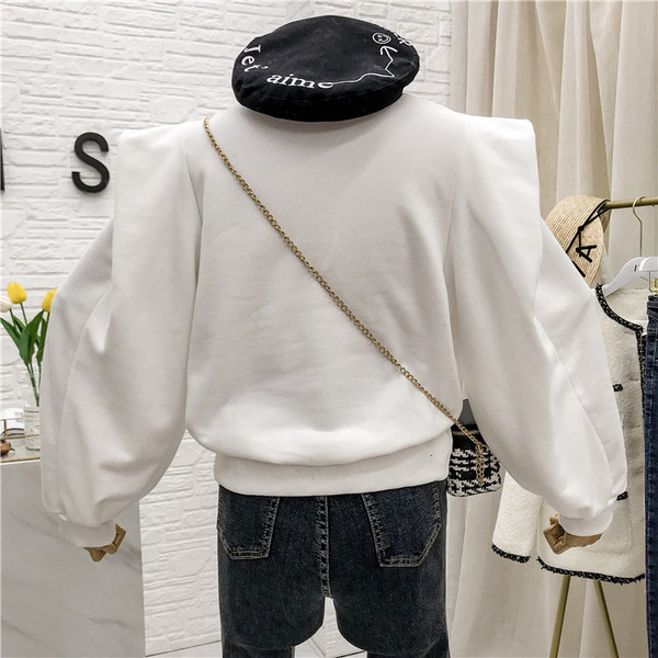 Új modell női blúz mintás, széles ujjú több színben