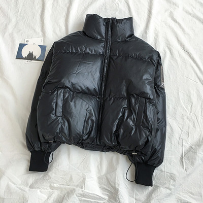 Geaca casual de dama in cinci culori cu guler inalt si buzunare