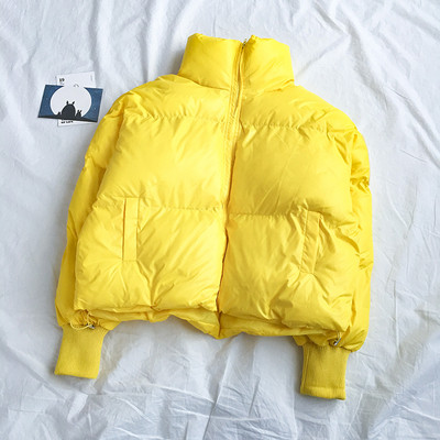 Geaca casual de dama in cinci culori cu guler inalt si buzunare