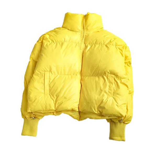 Geaca casual de dama in cinci culori cu guler inalt si buzunare