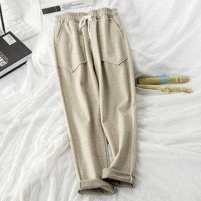 Női alkalmi nadrág gumírozott derékkal és zsebekkel - többféle színben