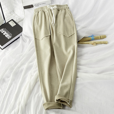 Női alkalmi nadrág gumírozott derékkal és zsebekkel - többféle színben