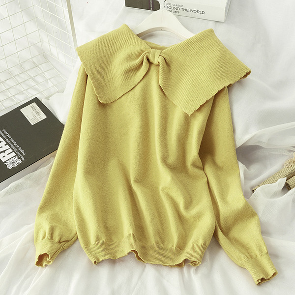 Bluză de toamnă de damă cu decolteu spitz în mai multe culori diferite