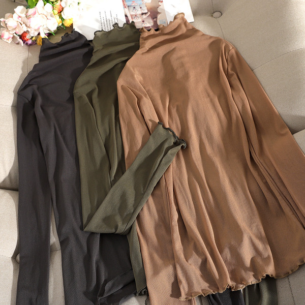 Női blúz pólógallérral több színben