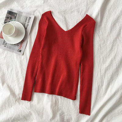 Alkalmi női blúz több színben V-nyakú