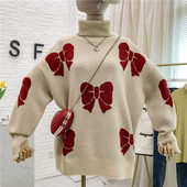 Női pulóver magas gallérral és hosszú ujjal - több színben