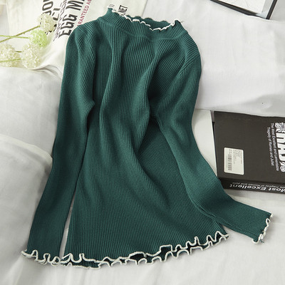 Pulover de iarnă de damă cu decolteu rotund - mai multe culori