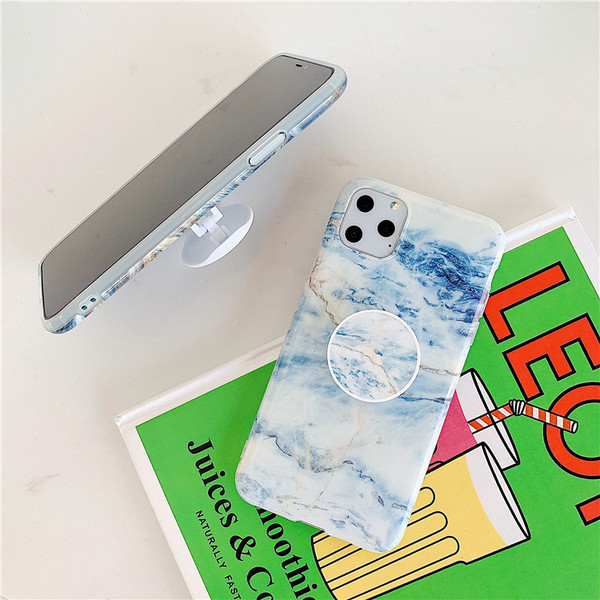 Iphone 11 Pro Max tok márvány hatású + gyűrűvel