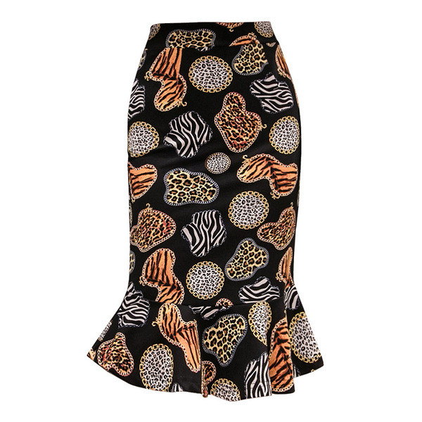 Fusta de dama moderna model Slim cu talie inalta de culoare neagra