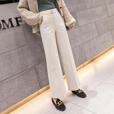 Modern női nadrág három színben, magas derékkal és gombbal