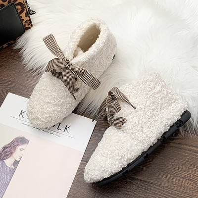 Női téli csizma puha béléssel, zöld, fekete és fehér színben