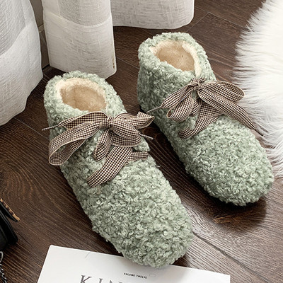 Női téli csizma puha béléssel, zöld, fekete és fehér színben