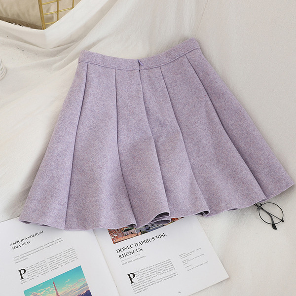 Fusta de dama croiala model in cinci culori cu talie inalta