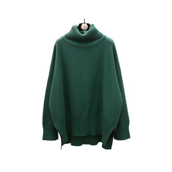 Modern női pulóver magas gallérral több színben