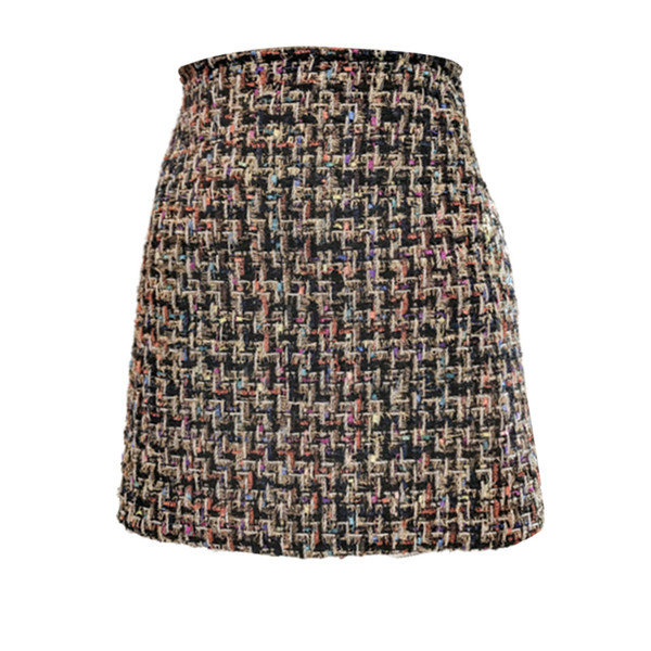 Modern női szoknya mintás, magas derekú két színben