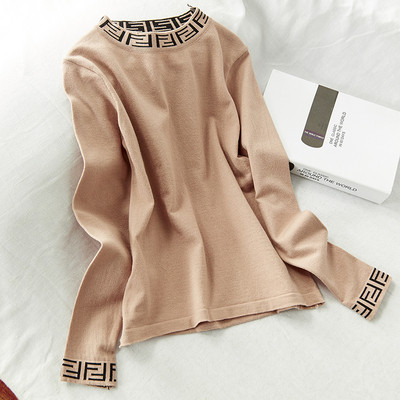 Bluza de toamna de dama cu decolteu rotund in mai multe culori