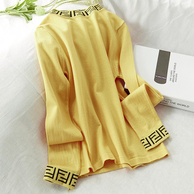 Bluza de toamna de dama cu decolteu rotund in mai multe culori