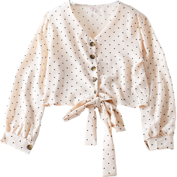 Modern női ing V-nyakkal és gombokkal, három színben