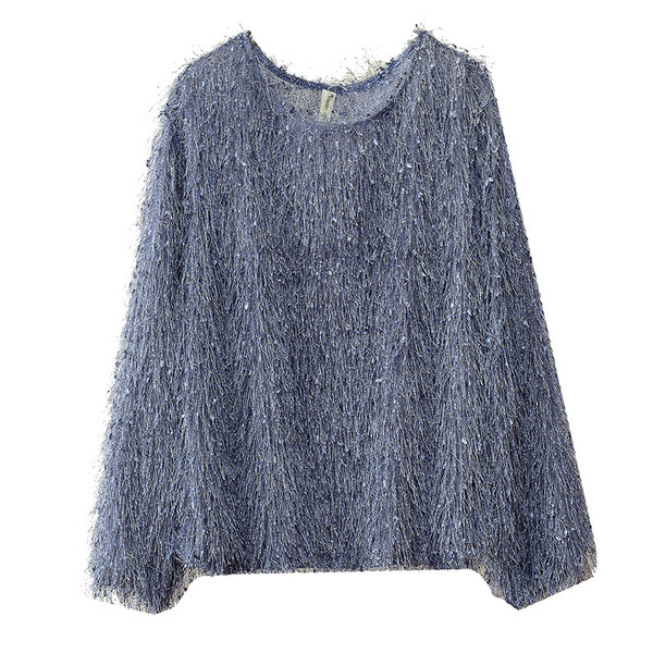 Bluza de dama cu franjuri model lat in mai multe culori