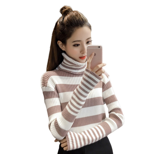 Polo de damă cu dungi în mai multe culori