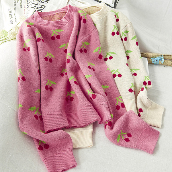 Női téli pulóverek színes rátéttel, rózsaszín és bézs színben