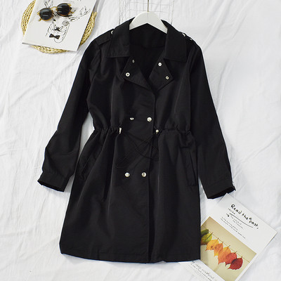 Palton de dama modern in patru culori cu cravate si nasturi