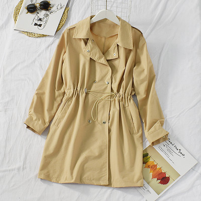 Palton de dama modern in patru culori cu cravate si nasturi