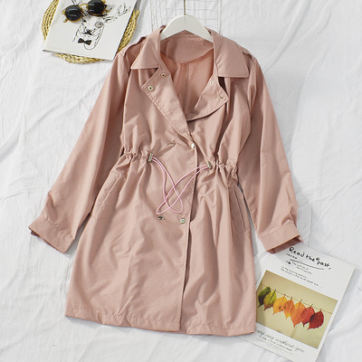 Palton de dama modern in patru culori cu cravate si nasturi