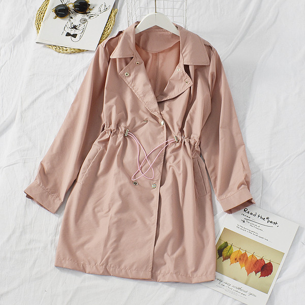 Palton de dama modern in patru culori cu cravate si nasturi