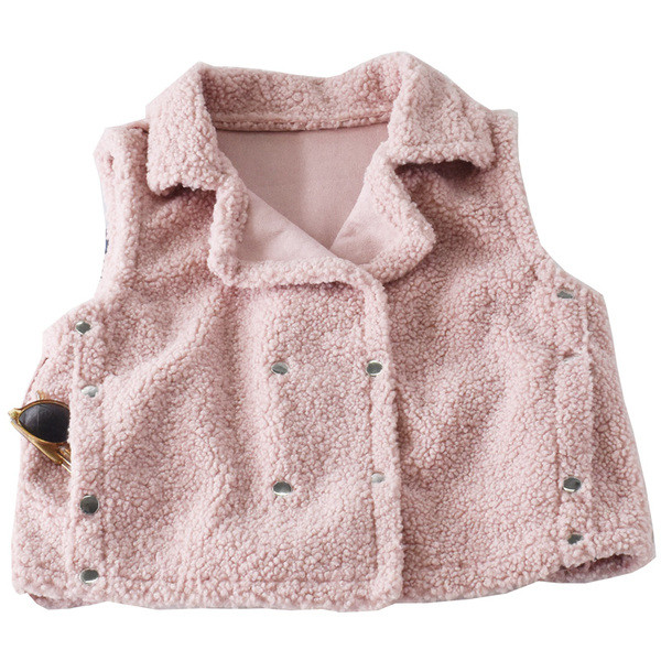 Vesta de puf de dama in trei culori cu nasturi si buzunare