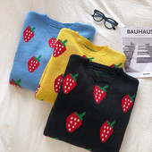 Pulover casual dama in trei culori cu decolteu oval