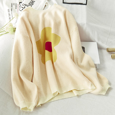 Női téli alkalmi pulóver kerek nyakkivágással, több színben