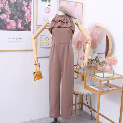 Modern női overál csupasz váll - több színben