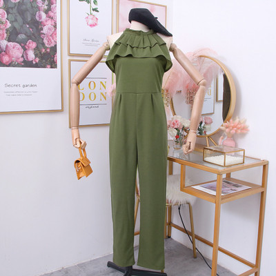 Modern női overál csupasz váll - több színben