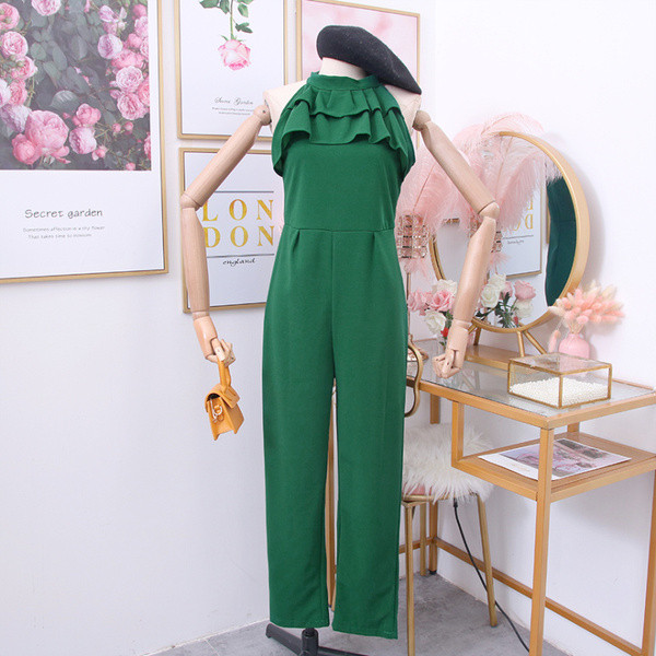 Modern női overál csupasz váll - több színben