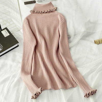 Női téli blúz magas gallérral több színben