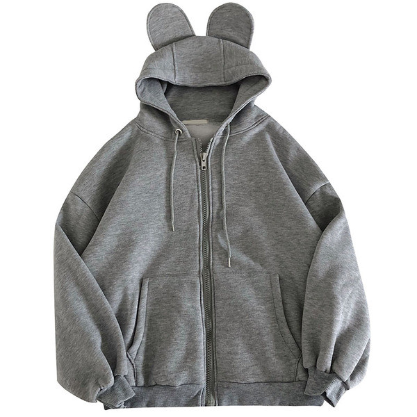 Hanorac zilnic de damă în trei culori cu elemente 3D