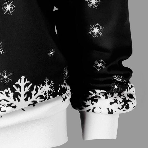 Нов модел коледна блуза с лодка деколте в червен,зелен и черен цвят